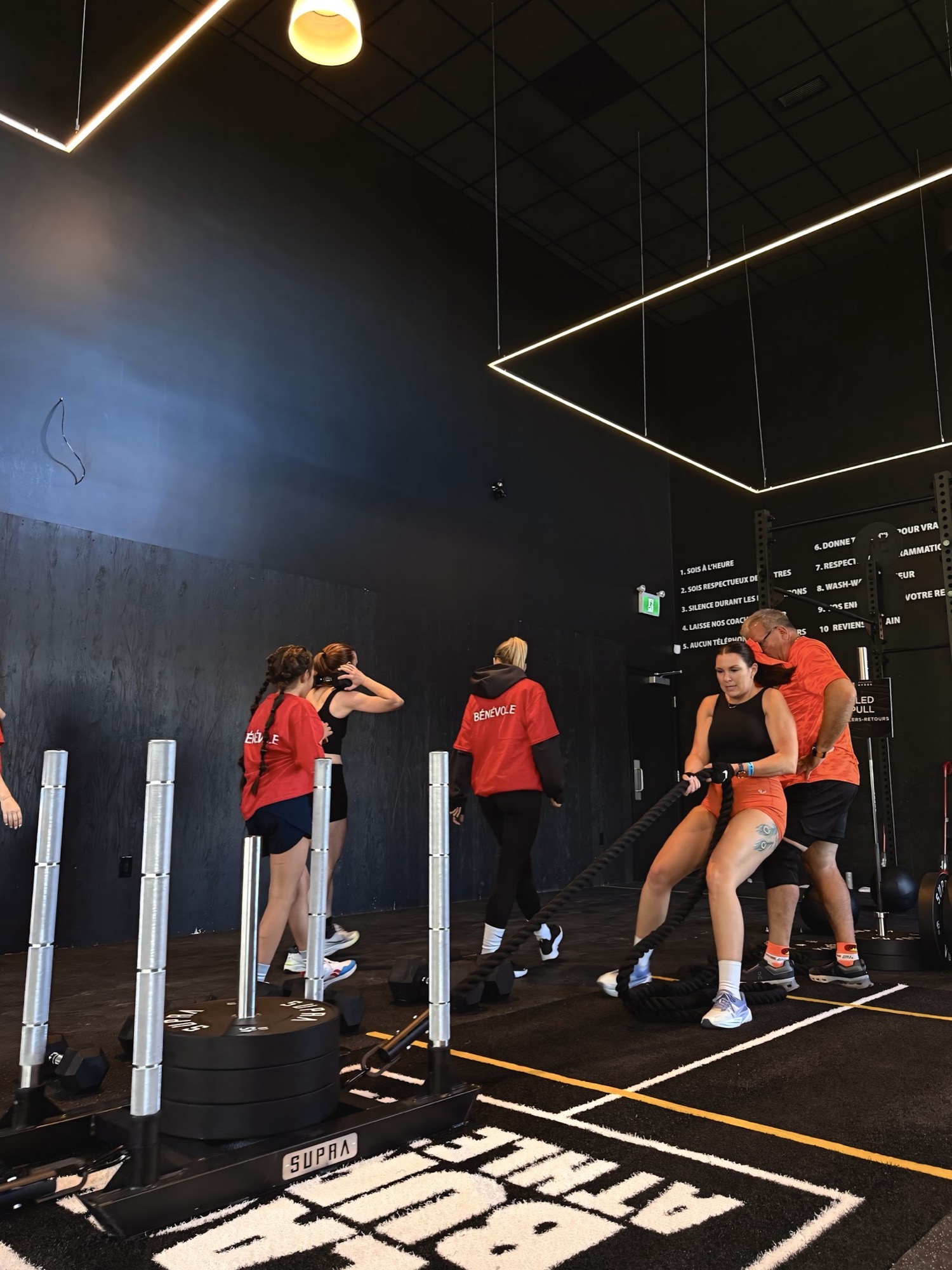 Zone de traîneau (sled push/pull) Blackburn Athlétique Bromont
