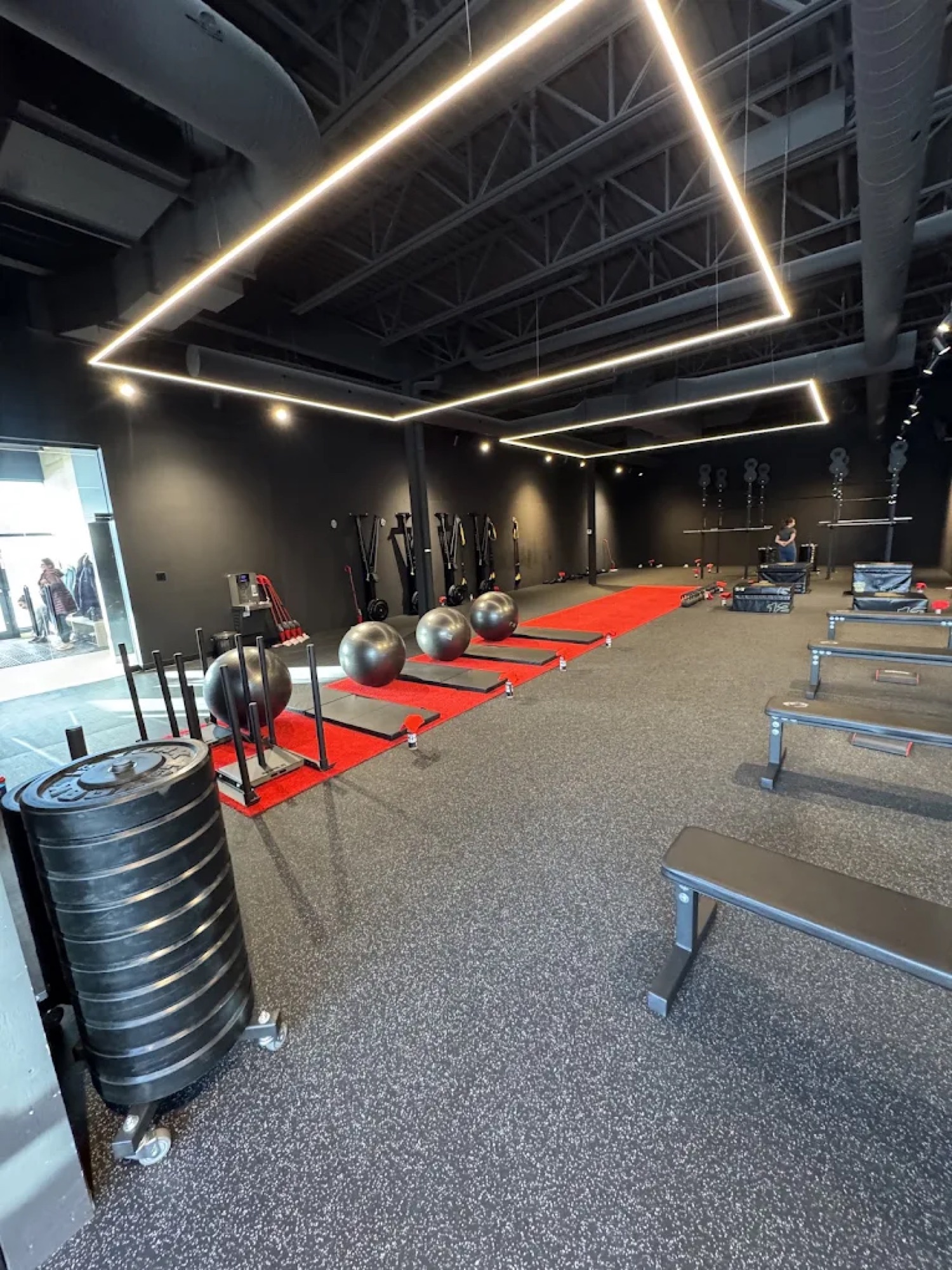 Plancher d'entraînement chez Blackburn Athlétique Lévis